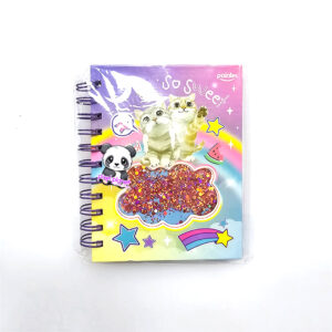 Spiral Journal with glitter