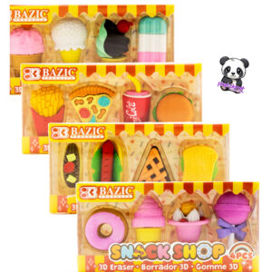 Bazic Snack Shop eraser set 2250
