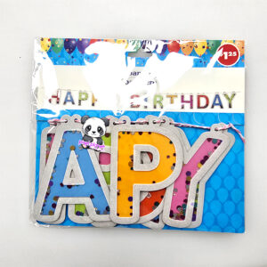 Happy Birthday Banner Shaker