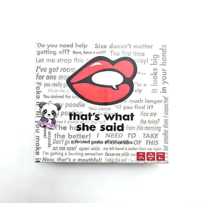 thats what she said