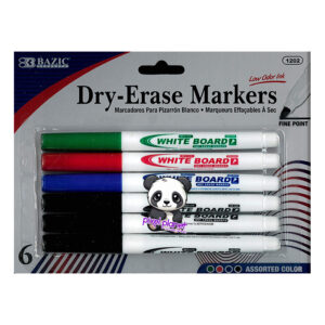 6 pk  Whiteboard Markers 1202 - Image 1